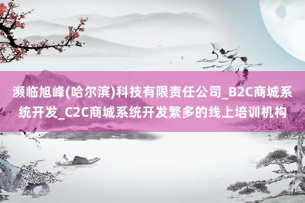 濒临旭峰(哈尔滨)科技有限责任公司_B2C商城系统开发_C2C商城系统开发繁多的线上培训机构