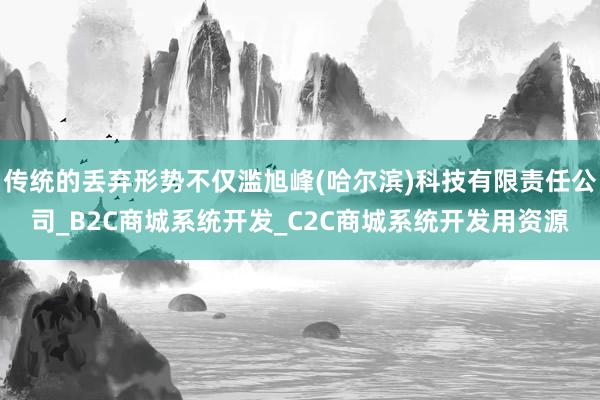传统的丢弃形势不仅滥旭峰(哈尔滨)科技有限责任公司_B2C商城系统开发_C2C商城系统开发用资源